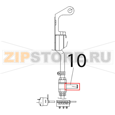 Rubinetto carico acqua Tecnoinox B8MFIE9 Rubinetto carico acqua Tecnoinox B8MFIE9Запчасть на деталировке под номером: 10