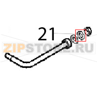 Washer 3/8" 3/8'' Ø: 22-17.2=1.5 CU/NI Angelo Po FM1221E1