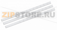 Маркировочные бирки; not stretchable; без печати; с креплением на защелке; белые Wago 209-200
