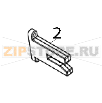 Ribbon end sensor assembly TSC ME240 Ribbon end sensor assembly TSC ME240Запчасть на деталировке под номером: 2