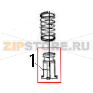 Water tank valve core Hurakan HKN-ME709 Water tank valve core Hurakan HKN-ME709Запчасть на деталировке под номером: 1