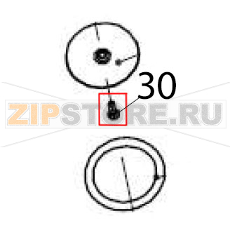 Screw Hurakan HKN-ME709 Screw Hurakan HKN-ME709Запчасть на деталировке под номером: 30