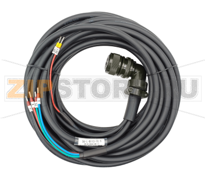 Кабель силовой с тормозом 10 м, 380 В, 2.9 кВт Inovance S6-L-B112-10.0 