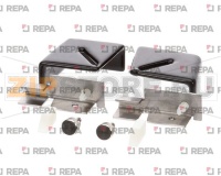 KIT DI ELEMENTI DI FISSAGGIO PER VETRO