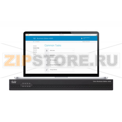 Платформа коммуникационная с поддержкой до 200 IP-телефонов, 2xGE, RJ45, 1xUSB 2.0, 2xNIM Cisco BE4S-V-K9 