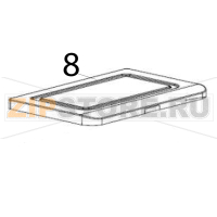 Bean tank lid Hurakan HKN-ME717