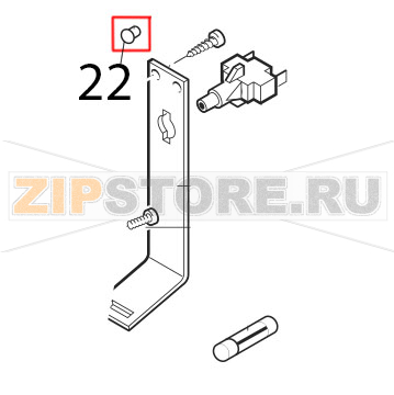Diffusore 1 LED Saeco Royal Classic Diffusore 1 LED Saeco Royal ClassicЗапчасть на деталировке под номером: 22