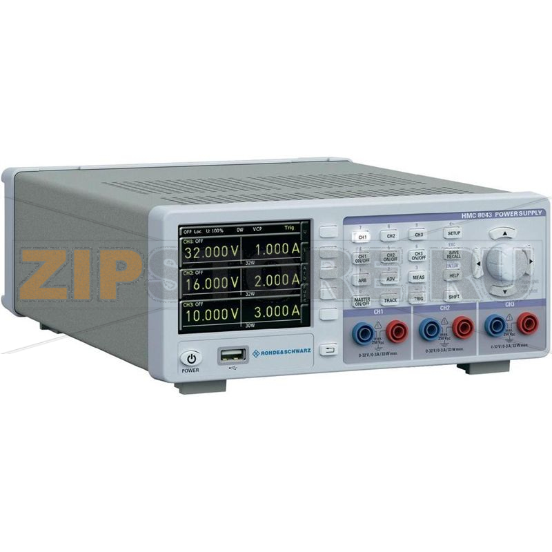 Блок питания лабораторный, регулируемый, 0-32 В, 0-3 А, 100 Вт Rohde & Schwarz HMC8043 