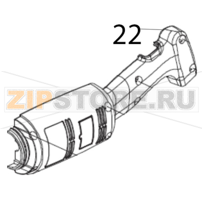 Части корпуса левая и правая Hurakan HKN-MP160 Combi Части корпуса левая и правая Hurakan HKN-MP160 CombiЗапчасть на деталировке под номером: 22