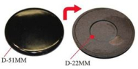 BURNER CAP AUXILIARY