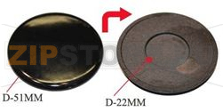 BURNER CAP AUXILIARY 