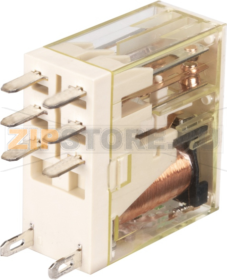 Реле миниатюрное (2CO), 8A, DC 24V Shenler RFT2CO024 