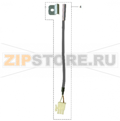 Temperature probe tank Meiko FV 130.2 Temperature probe tank Meiko FV 130.2Запчасть на деталировке под номером: 4Название запчасти Meiko на английском языке: Temperature probe tank Meiko FV 130.2