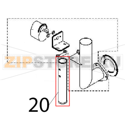 Extraction unit Angelo Po FM611E1 Extraction unit Angelo Po FM611E1Запчасть на деталировке под номером: 20