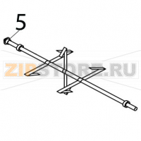 Shaft with paddles Brema IF 55