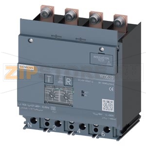 МОДУЛЬ УЗО RCD520 БАЗОВЫЙ ТИП УЗО ТИП A УСТАНОВКА СНИЗУ РЕГУЛИР. 0,03...5A ПРИ 50/60 ГЦ РЕГУЛИР. TV 0...1000МСЕК 4-ПОЛ. IN=160A UE=100-480В ПРИНАДЛЕЖНОСТЬ ДЛЯ 3VA1 Siemens 3VA9114-0RL20 