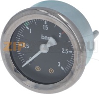 PRESSURE GAUGE FOR BOILER ø 52mm 0÷3 bar