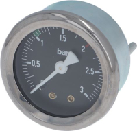 PRESSURE GAUGE FOR BOILER ø 52mm 0÷3 bar