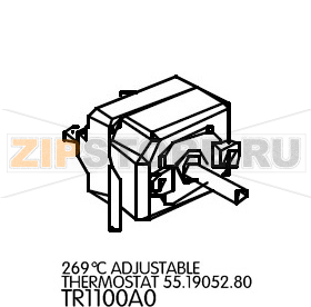 269°C Adjustable thermostat 55.19052.80 Unox XF 133 269°C Adjustable thermostat 55.19052.80 Unox XF 133Запчасть на деталировке под номером: 27Название запчасти на английском языке: 269°C Adjustable thermostat 55.19052.80 Unox XF 133