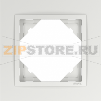 TECO Frame - 1 gang LOGUS, ANIMATO / ice / ice 