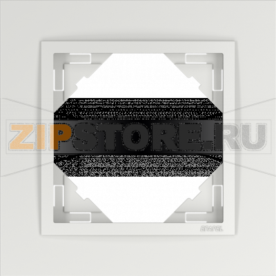 TECO Frame - 1 gang LOGUS, ANIMATO / ice / ice 