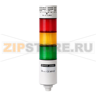 Колонна сигнальная, светодиодная, модульная, Ø: 56 мм Autonics PTE-SCX-302-RYG 