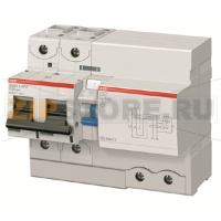 Выключатель дифференциального тока, автоматический, DS802N B 125/1 A S ABB 2CCC892006R0845