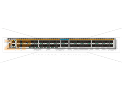 Коммутатор 496 Гбит/с, 48*100/1000M Base-X, 4*10G SFP+, 2 слота расширения, 2 слота питания Maipu NSS4330-60GXF 