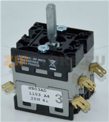 SELECTOR SWITCH LEGRAND 0-1 PR12 16A 