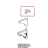 Lower hook to stop inner glass Unox XVC 715G