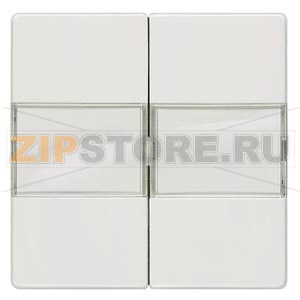 DELTA I-SYSTEM ТИТАНОВО-БЕЛЫЙ ВЫКЛЮЧАТЕЛЬ 2 КЛАВИШИ С ПОЛЕМ ДЛЯ НАДПИСИ 55X55MM Siemens 5TG6212 