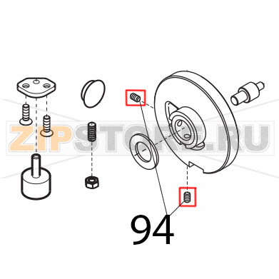 Vite senza testa NE DIN916, M6x8 Sirman Canova 300 Vite senza testa NE DIN916, M6x8 Sirman Canova 300Запчасть на деталировке под номером: 94