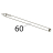 Damper shaft Toshiba TEC B-SX4T-GS20-QM-R
