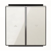 Клавиша для выключателя жалюзи, белая ABB 2CLA854400A2101