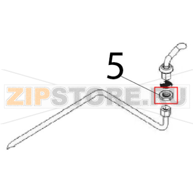 Lock nut 3/8&#039;&#039; Angelo Po 0G1CP1E Lock nut 3/8'' Angelo Po 0G1CP1EЗапчасть на деталировке под номером: 5