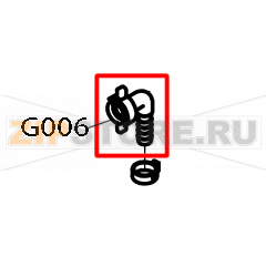 Right-angle pipe connector 3/8&quot; with washer Convotherm OES 6.10 Right-angle pipe connector 3/8" with washer Convotherm OES 6.10Запчасть на деталировке под номером: G006