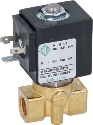 SOLENOID VALVE ODE 2-WAY ø 1/4 230V 