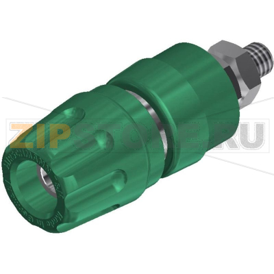 Зажим полюсный 35 А, зеленый, 1 шт Hirschmann PKI 10 A 
