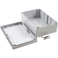 Корпус пластиковый 240x160x90 мм, серый, 1 шт Hammond 1555VA2GY