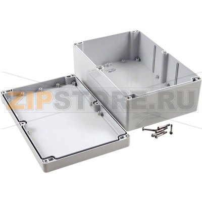 Корпус пластиковый 240x160x90 мм, серый, 1 шт Hammond 1555VA2GY 