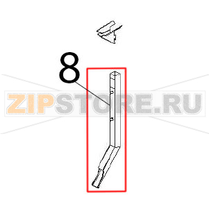 Bracket Angelo Po BX101E Bracket Angelo Po BX101EЗапчасть на деталировке под номером: 8