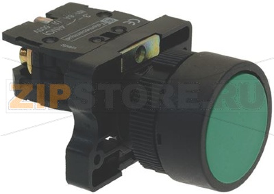 START BUTTON SHAVED MATT GREEN 