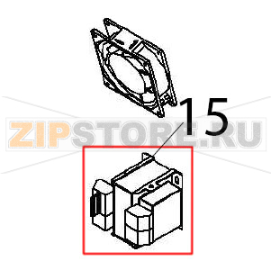 Transformer Angelo Po FX61E1 Transformer Angelo Po FX61E1Запчасть на деталировке под номером: 15