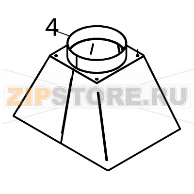 Complete exterior fluepipe Fagor VG-101 Complete exterior fluepipe Fagor VG-101Запчасть на деталировке под номером: 4Название запчасти Fagor на английском языке:&nbsp;Complete exterior fluepipe VG-101.