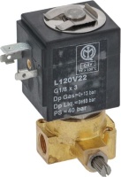 SOLENOID VALVE SIRAI 2 WAYS 24VDC 9W
