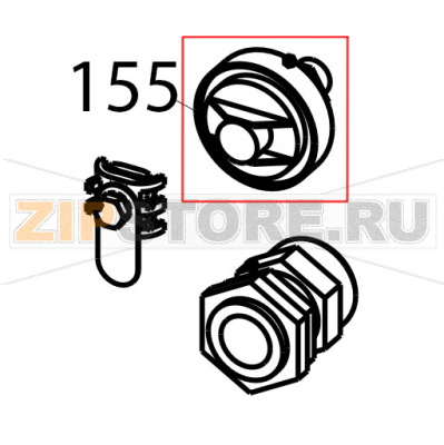 Water pressure switch 1/8&quot; G Tecnoinox EFB10DS Water pressure switch 1/8" G Tecnoinox EFB10DSЗапчасть на деталировке под номером: 155