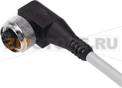 Кабель соединительный 5 м Festo SIM-M12-4WD-5-PU 