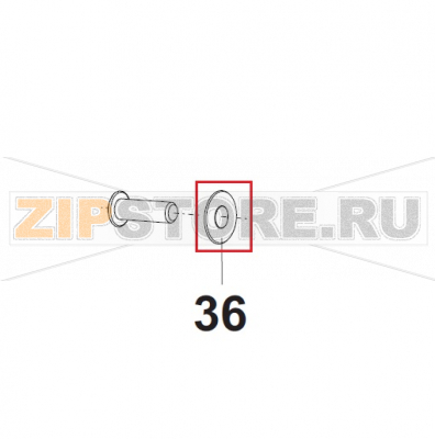 Washer ø8mm Bear Varimixer RN10 VL-2                                                                                Washer ø8mm Bear Varimixer RN10 VL-2Запчасть на сборочном чертеже под номером: 36Название запчасти на датском&nbsp;языке: Washer ø8mm Bear Varimixer RN10 VL-2