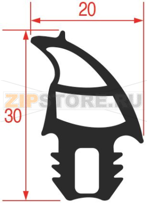 GASKET FOR OVEN DOOR 1530X685 mm 