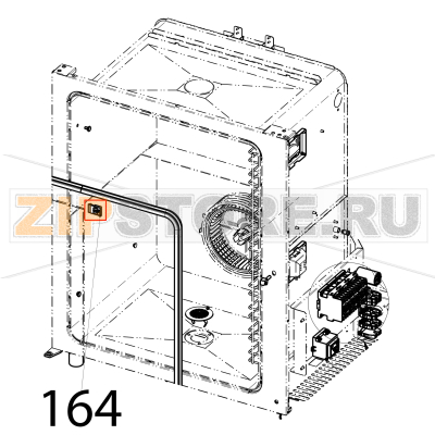 Ovens internal glass coupler Tecnoinox EFB10DSL Ovens internal glass coupler Tecnoinox EFB10DSLЗапчасть на деталировке под номером: 164